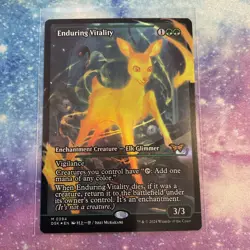 Enduring Vitality (FOIL) x1 - MTG Duskmourn: House of Horror DSK #394 - Image 1