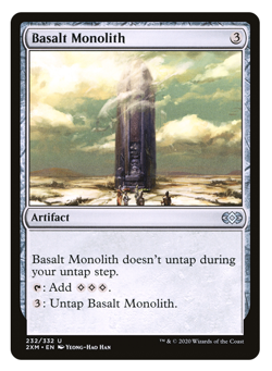 MTG - 1 x Basalt Monolith - Uncommon Artifact - Double Masters (2XM) - M/NM - Image 1