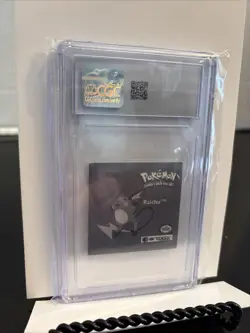 Pokemon 1999 Raichu Artbox Series 1 Prism Sticker #PR40 CGC 9 Mint - Image 2