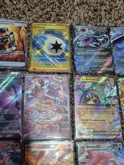 Pokemon 27 Card Lot - Illustration Rares, Full Arts, Gold, Ex's, Trainers & More - Image 5
