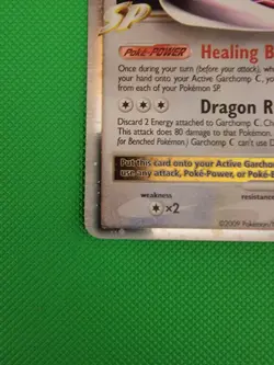 Pokemon TCG Garchomp C Lv.X 145/147 Supreme Victors Holo LP - Image 3