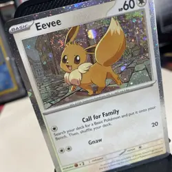 Pokemon TCG Destined Rivals - Eevee SVP 200 Checklane Blister Promo (Cosmo Holo) - Image 2