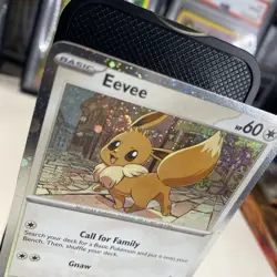 Pokemon TCG Destined Rivals - Eevee SVP 200 Checklane Blister Promo (Cosmo Holo) - Image 3