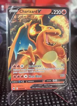Pokemon TCG Charizard v Crown Zenith Brilliant Stars 18/159 Ultra Rare🔥 - Image 1