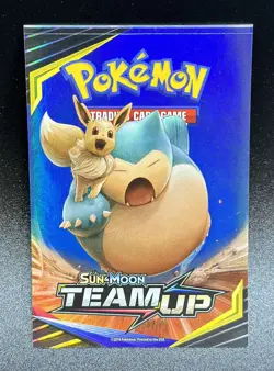 Eevee & Snorlax Holo Sticker Pokemon Sun & Moon Team Up - Image 2