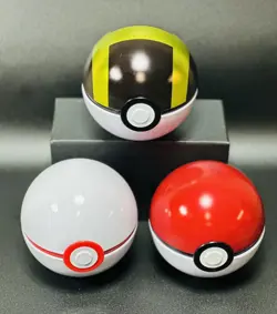 Pokemon Ultraball Pokeball Premier Ball PokeBall Tins Lot Of 3 (EMPTY) - Image 1