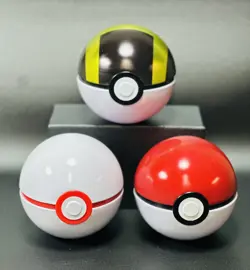 Pokemon Ultraball Pokeball Premier Ball PokeBall Tins Lot Of 3 (EMPTY) - Image 2