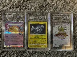 Pokemon TCG Graded Slabs Lot of 3 TAG Mint + Free Random Slab - Image 1