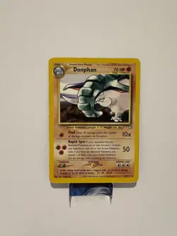Pokemon TCG Donphan 21/111 Neo Genesis Non Holo Rare LP - Image 1