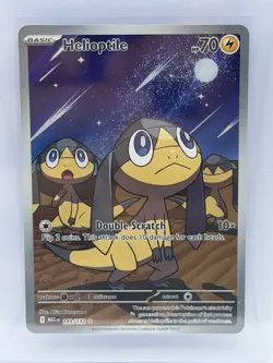 Pokemon TCG Helioptile 143/132 Illustration Rare Mega Evolution NM/M - Image 1