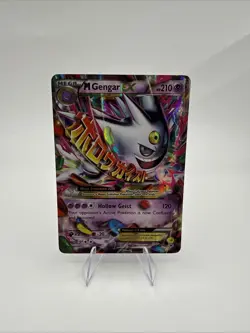 Pokemon XY M Mega Gengar EX XY166 Holo Extended Art Black Star Promo LP-MP - Image 1