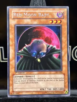 YuGiOh! Red-Moon Baby - PSV-090 - Pharoah's Servant - RARE - MINT/NM NON HOLO - Image 3