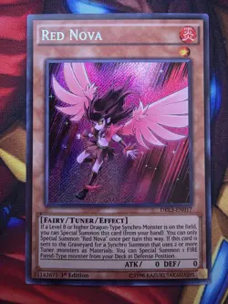 Yugioh! Red Nova - DRL3-EN017 - Secret Rare - 1st Edition - LP - Image 1