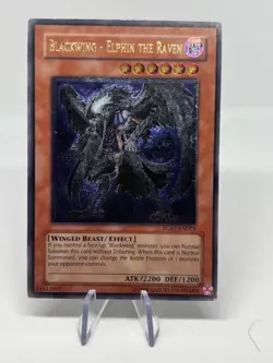 Yu-Gi-Oh! Blackwing - Elphin the Raven Ultimate Rare Unlimited LP Condition - Image 1