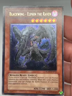 Yu-Gi-Oh! Blackwing - Elphin the Raven Ultimate Rare Unlimited LP Condition - Image 3