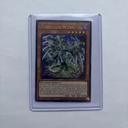 Cyberdark Wurm Ultra Rare 1st Edition ALIN-EN027 Yugioh - Image 1