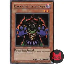 Yugioh Dark-Eyes Illusionist PTDN-EN092 Rare LP - Image 1