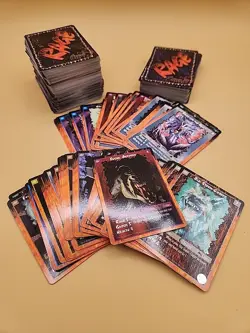 RAGE THE WEREWOLF APOCALYPSE Card Game Lot 1995 310 Total Cards - Image 1