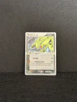 Tyranitar EX 17/17 - Pokemon Card TCG Pop Series 1 Holo LP - Image 1