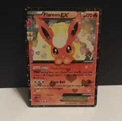 Pokemon TCG Flareon EX Generations RC6/RC32 Ultra Rare Holo 170HP Card - Image 1