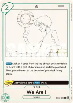 We Are! EB02-020 English R Extra Booster: Anime 25th Collection One Piece Card - Image 1