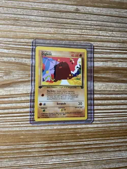 Diglett 1st Edition Pokemon Card Team Rocket 52/82 NM-Mint - Image 1
