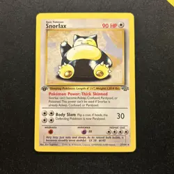 1st Edition Snorlax 27/64 LP/EX -Vintage Rare Pokemon Card- Jungle Set (M) - Image 1
