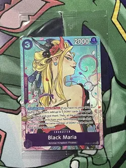Black Maria Illustration Box Vol.2 OP08-074 One Piece Promotion Cards Promo - Image 1