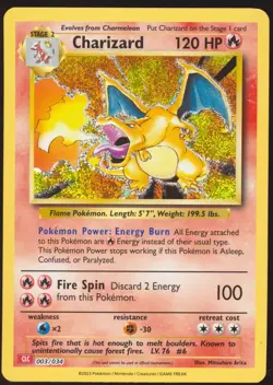 Charizard 003/034 Pokemon CLC Classic Collection Holo Card NM! - Image 1
