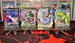 2020-2022 Mixed Lot of 4 Pokemon V Cards (1 Promo) Lightly Played Condition - Image 1