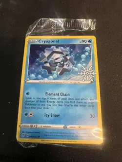 Cryogonal 043/203 Holiday Advent Calendar Promo Sealed Pokemon Trading Card Game - Image 1