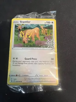 Stantler 125/189 Holiday Advent Calendar Promo Sealed Pokemon Trading Card Game - Image 1