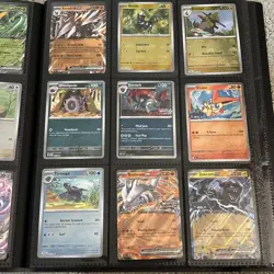 Pokemon TCG Binder W/ Mixed Lot Of 70 Cards - Image 5
