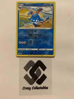 Pokemon Cards Azumarill 059/264 Reverse Holo Fusion Strike Mint Condition Card - Image 1