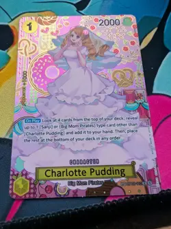 Charlotte Pudding OP03-112 SP Two Legends OP-08 One Piece Card Game NM - Image 1