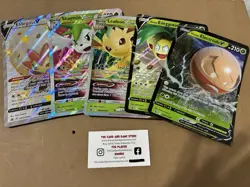 5 Pokemon Jumbo V EX Card Promo TCG Pokemon Shaymin Leafeon Electrode Eldegoss - Image 1