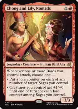 Chong and Lily, Nomads Avatar: The Last Airbender Eternal NM Rare CARD ABUGames - Image 1