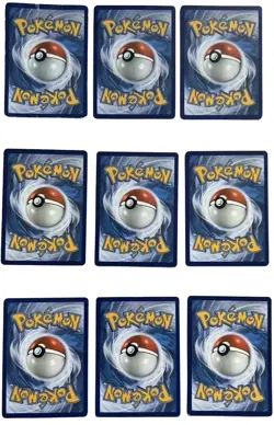 Pokemon Fire Type Card Lot (9) | Rapidash, Talonflame, Fennekin | Bulk - Image 2
