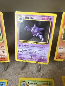8 Card Pokemon Base Set Unlimited Vintage Card Lot Common/ Uncommon LP/HP - Image 3