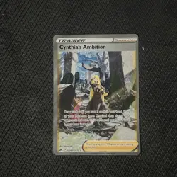 Pokemon Card Cynthia's Ambition GG60/GG70 Crown Zenith Near Mint - Image 1