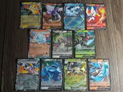 11 V & ex Pokemon Cards (Paradox Rift, Lost Origin, Astral Radiance) - Image 1