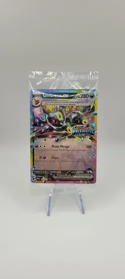 Pokemon TCG:Umbreon ex Prismatic Evolutions STAMPED Promo Card 060/131 Sealed - Image 1