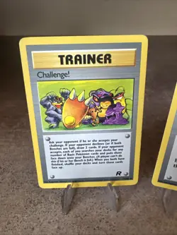 6 Card Pokemon Vintage Trainer Card Lot Common/ Uncommon LP/HP - Image 2