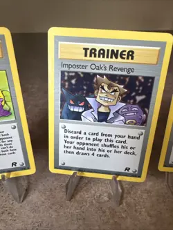 6 Card Pokemon Vintage Trainer Card Lot Common/ Uncommon LP/HP - Image 3