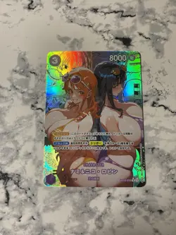 Goddess story One Piece Waifu Manga Bikini Card Nami & Robin Nico Alt Art C - Image 1