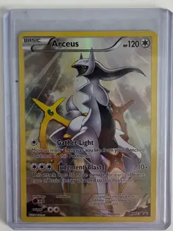 Arceus XY83 Full Art Holo Ultra Rare Pokemon Card Black Star Promo 2015 - Image 1