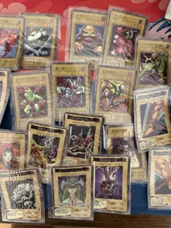 100+ Vintage Yugioh Lot - Japanese Cardass Vending Stickers, Poker Cards - Image 2