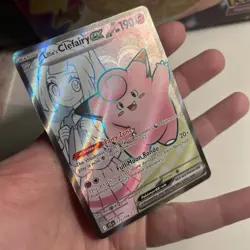 Pokemon TCG Lillie's Clefairy EX Full Art 173/159 Journey Together Card - NM - Image 3