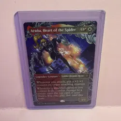 Arana Heart Of The Spider Borderless - N/M Spider Man - MTG Magic The Gathering - Image 1