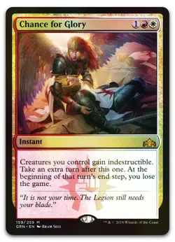 Chance for Glory #159 (Foil) (NM) Guilds of Ravnica GRN Magic MTG - Image 1